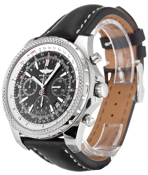 breitling bentley gmt leather strap|breitling leather watch straps.